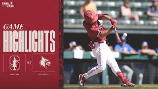 Highlights: Stanford Baseball vs. Louisville (4/12/26)