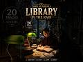 POV: You found the perfect midnight library 📚🌧️ #shorts #rainsounds #relaxnightjazz #sleepjazz