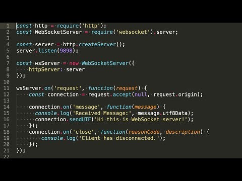Node.js WebSocket Programming Tutorial with JavaScript
