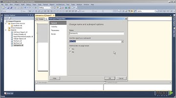 Creating Reports with SSRS 2012 Tutorial: Placing two Subreports onto One | packtpub.com