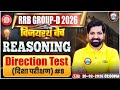 RRB Group D 2026 Reasoning | Direction Test #8| Sandeep Sir |Vijayrath Batch