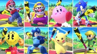 All Character's Home-Run Bat Swing in Super Smash Bros. Ultimate