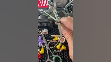 Immediately compare your sharpened scissors to the edge on a new shear. The result will be sobering