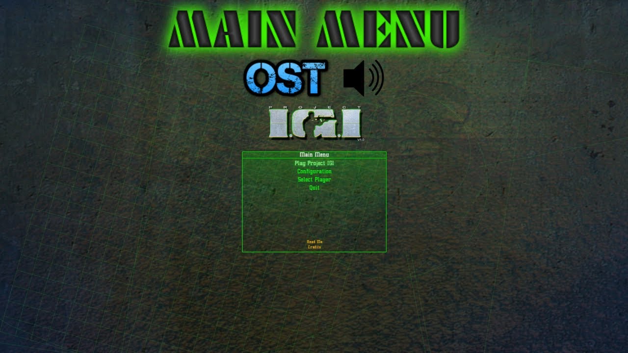 Project I.G.I: Main Menu OST 🎵🎶