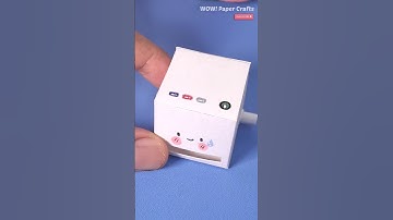 How to make a paper printer with notepads #diy #notepad #papercraft