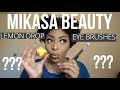 Mikasa beauty eye brushes lemon drop  kayla symone