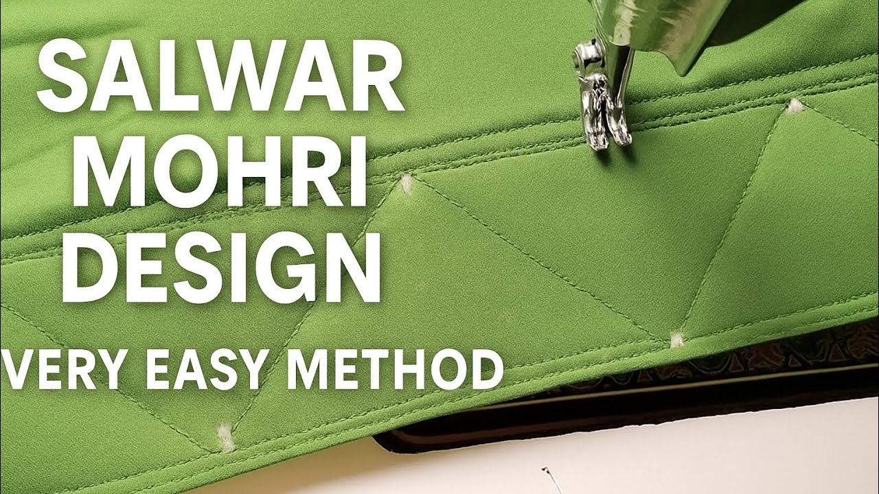 Salwar Mohri Design / Mohri Design Very Easy mathod