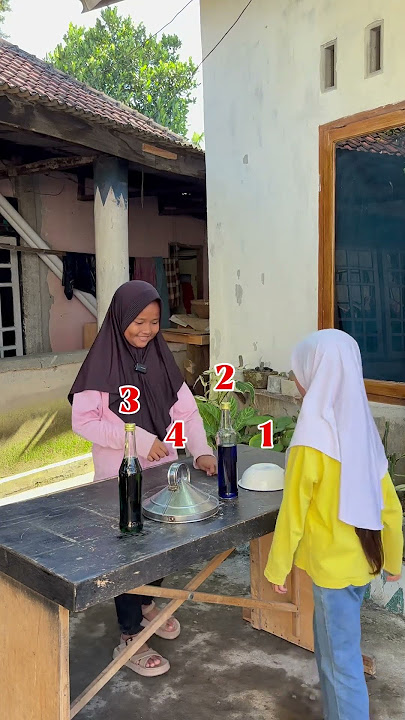 Tes pendengaran Lulu, samakan suara pukulan benda botol dan mangkok, apakah berhasil🤭#shorts #games