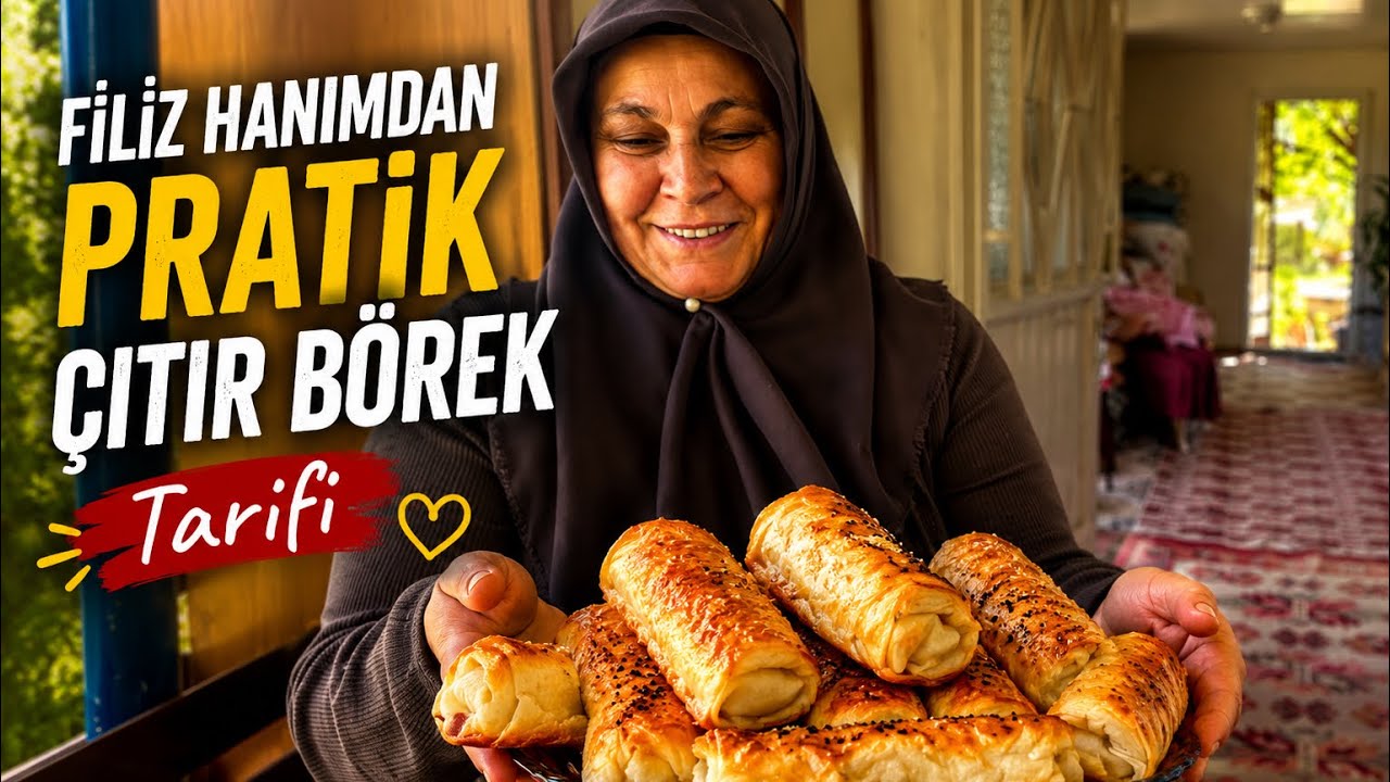 PRATİK ÇITIR BÖREK TARİFİ | ÖYLE BİR PÜF NOKTASI VARKİ !