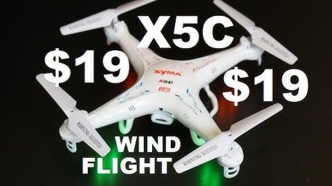 SYMA X5C STRONG WIND FLIGHT JUMPER T8SG PLUS REVIEW