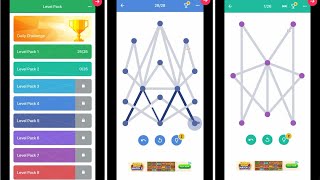 (Level Pack 1-26 Stages) 1Line - Connect the dots (IOS Gameplay) screenshot 2