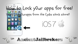 How to Lock your apps - Cydia App screenshot 5