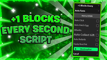 [NEW🔥] +1 Blocks Every Second Script (AUTO FARM BLOCKS, INFINITE COINS & REBIRTHS) *PASTEBIN 2023*