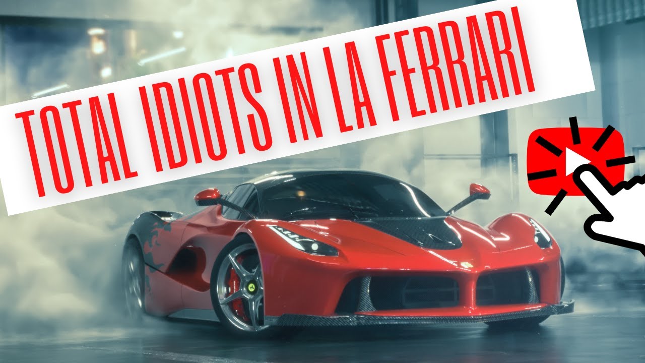 Total IDIOTS in La Ferrari! Insane burnouts!