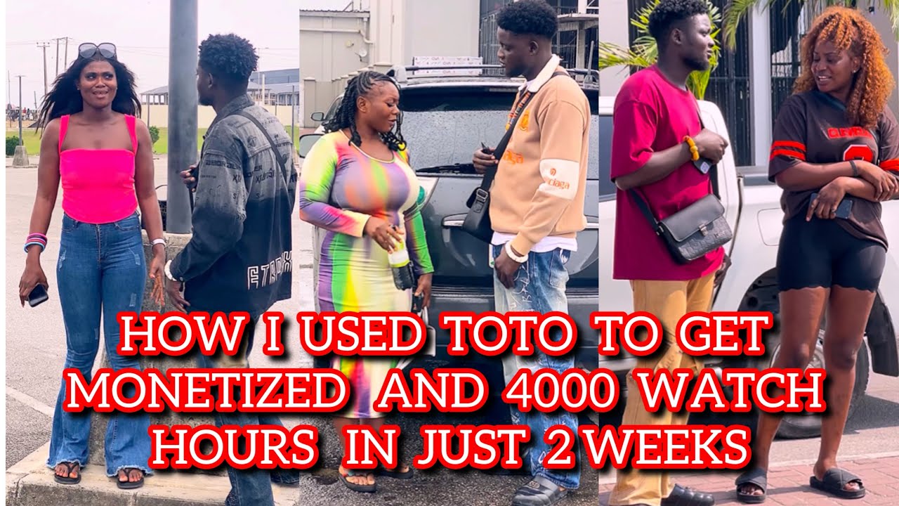HOW I USED TOTO TO GET MONETIZED AND GET 4000 WATCH HOURS IN JUST 2 WEEKS 
