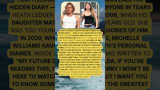 💔📖 Heath Ledger’s Daughter Grew Up With the Memory of a Father She Lost at Just 2 🕊️❤️