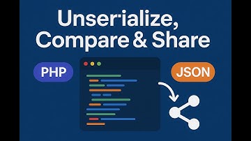 UnserializeGuru: Compare Serialized data and Share it
