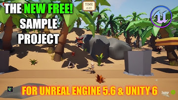 The NEW FREE Parrot Game Sample Project (P.G.S.) For Unreal Engine 5.6 & Unity 6 (Review + Gameplay)