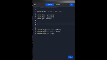 JavsScript Destructuring #javascript #nodejs #reactjs #angular #interview #ytshorts #es6