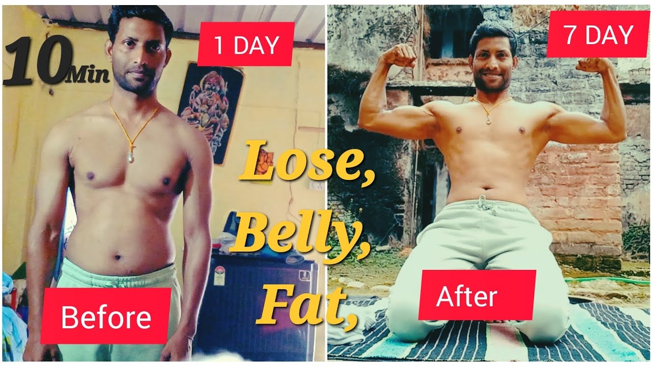 Lose Belly Fat in 7 Days – 10-Minute Home Workout for Fast Results ...