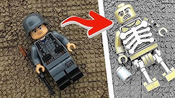 Evolution of Dead Soldier in WWII | LEGO Animation