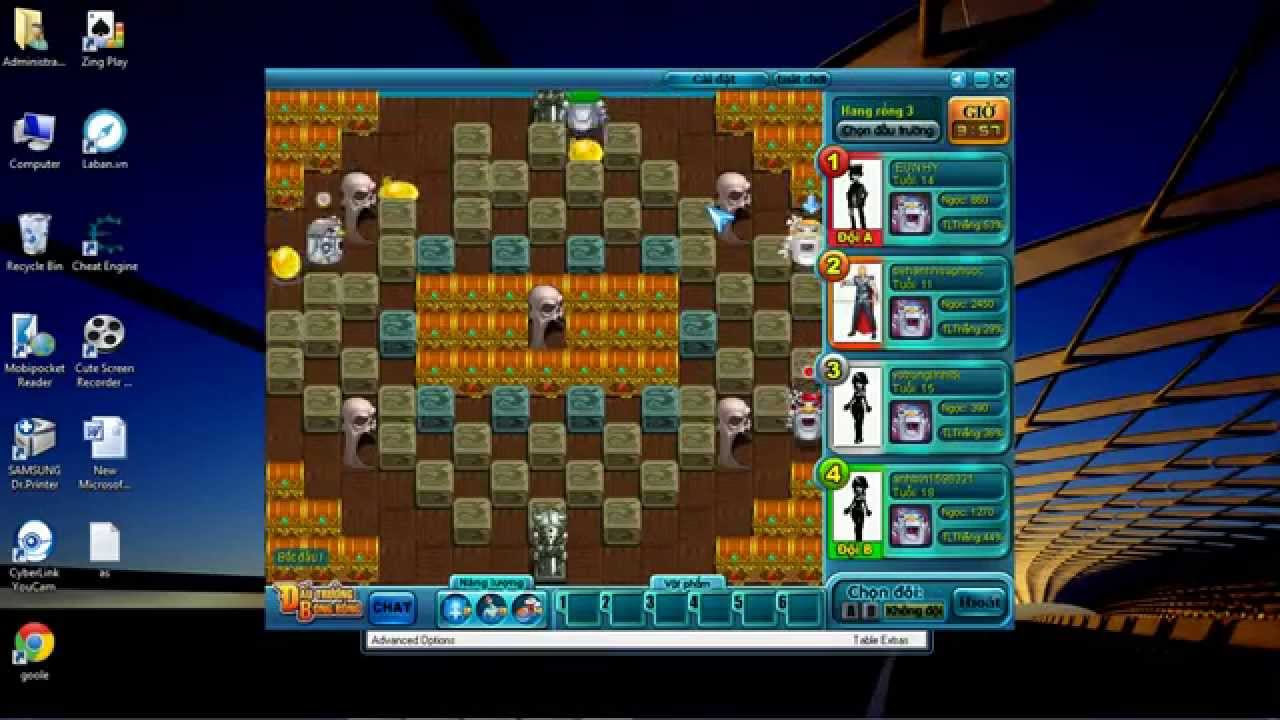 Hack Zing play Bong Bóng