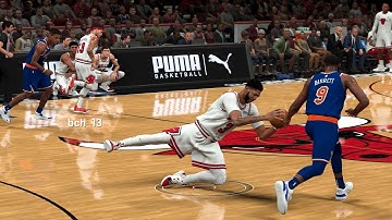 Anthony Davis Hassle play | vs Knicks | NBA 2K20 My Career Ep.121 Game 50