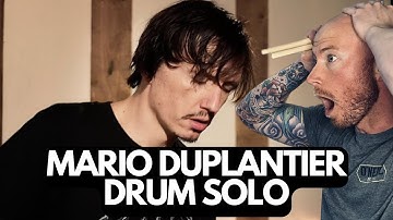 Drummer Reacts To - MARIO DUPLANTIER DRUM SOLO FIRST TIME HEARING