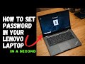 How to set password in Lenovo laptop within a second | Laptop Password Tricks