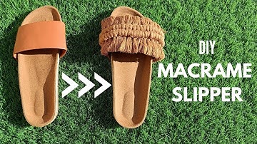 How to Make DIY Macramé Summer Stylish Slipper | Recycling Project