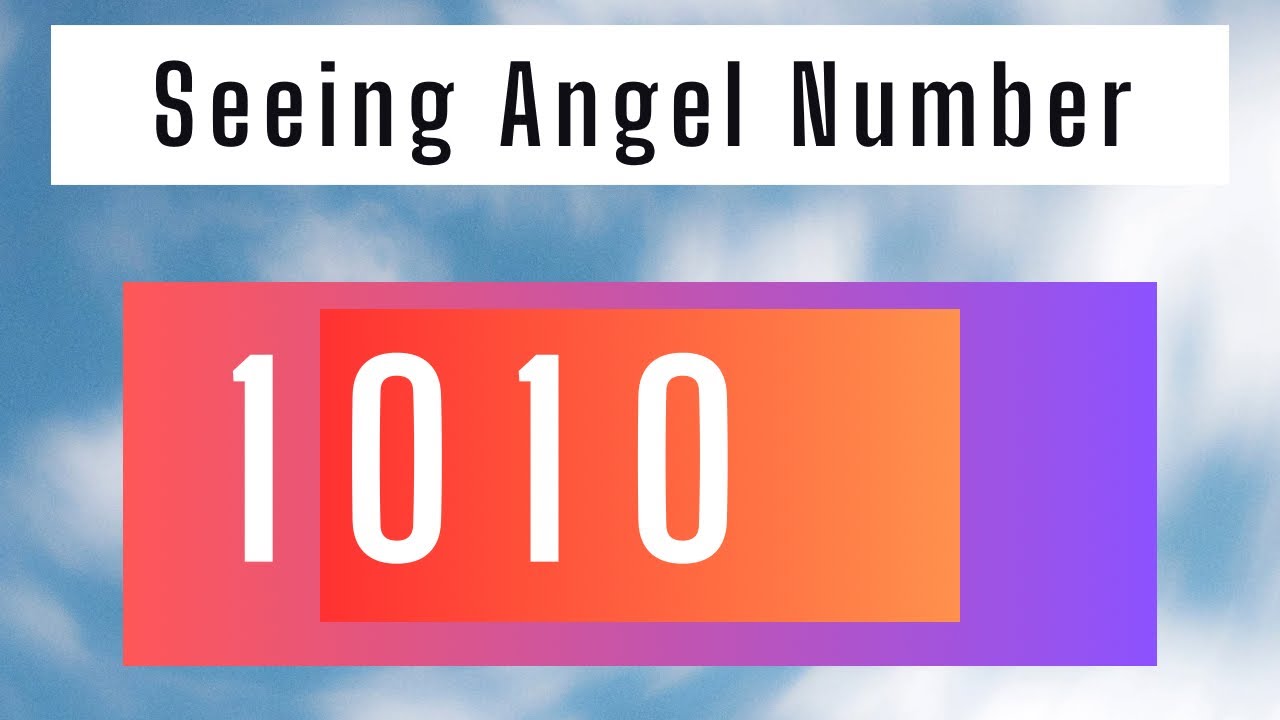 1010 Angel number meaning The universe is mirroring you! YouTube