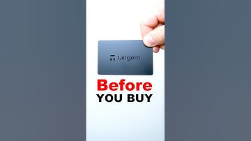 Watch Before You Buy the Tangem wallet