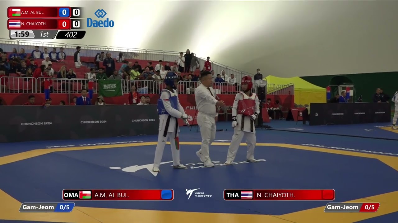 402 Round of 64 Men  45kg OMA A M  AL BUL  THA N  CHAIYOTH