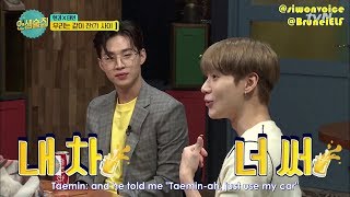 [ENGSUB] 171027 tvN Life Bar EP42 cut - Henry lend his car to Taemin