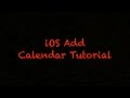 Ios calendar tutorial