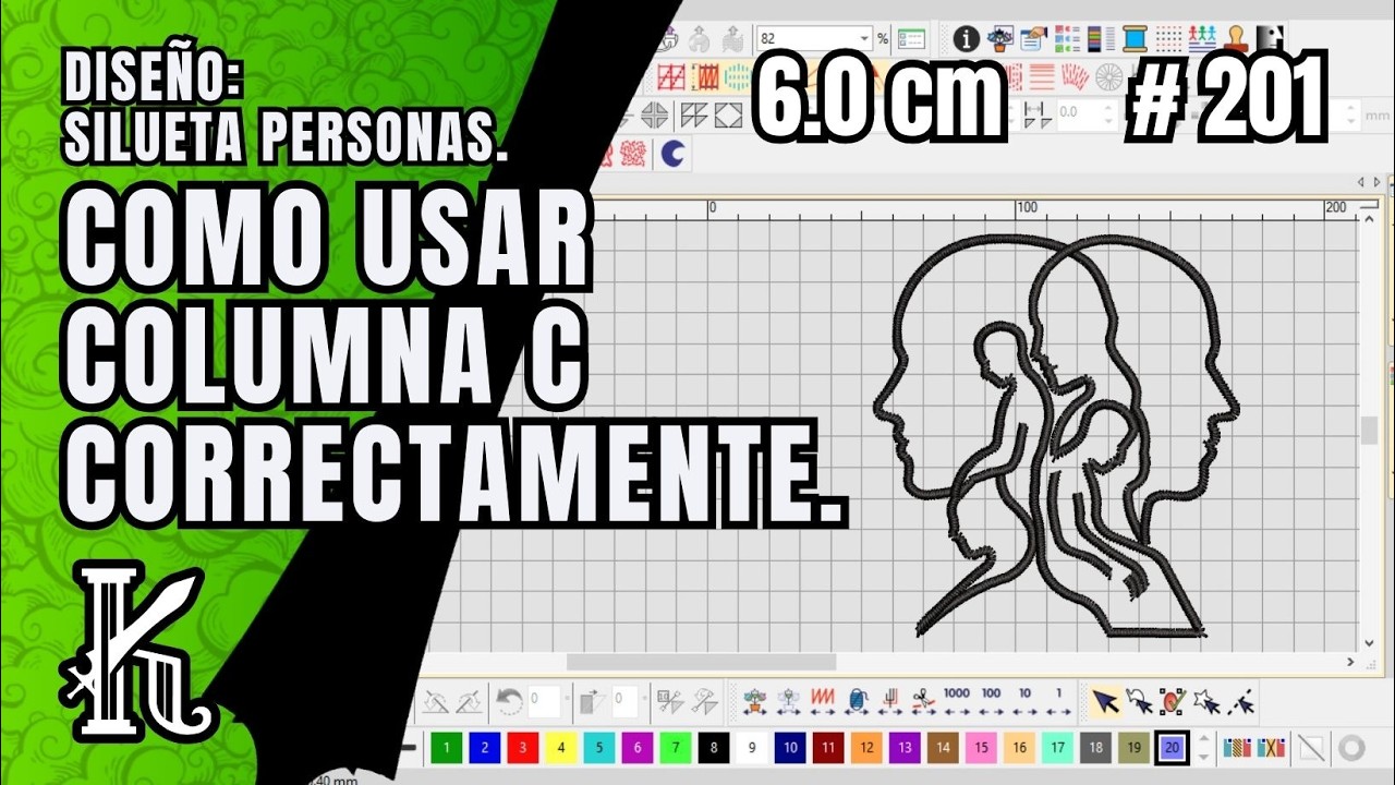 SILUETA PERSONAS✔️ COMO USAR COLUMNA C✔️ REFORMAR COLUMNA C ✔️#201