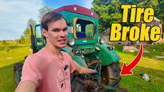 Can We Finish Raking Hay With a Broken Tractor?