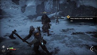 God of War Ragnarök Brute Takedown Animation