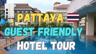 Mike Beach Resort Hotel. Hotel & room tour pattaya Guest friendly for #Indians. #thailand #pattaya