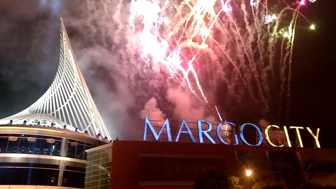 Fire work at margo city
