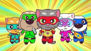 Revenge Of The Garbage Monster Talking Tom Heroes Cartoons For Kids Wildbrain Superheroes