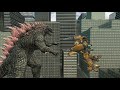 Godzilla evolved vs Titan drill man