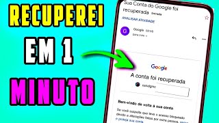 Como recuperar a sua conta do Google (SEM EMAIL, SEM SENHA E NÚMERO)