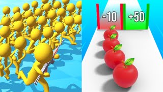 Fruit Run vs Join and Clash – Crazy Gameplay Showdown! 🍓⚔️ screenshot 2