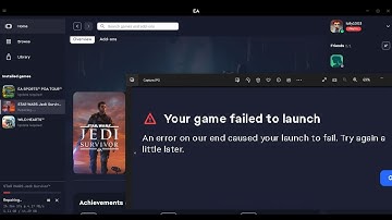 Fix STAR WARS Jedi Survivor Error Game Failed To Launch Error On Our End Caused Your Launch To Fail