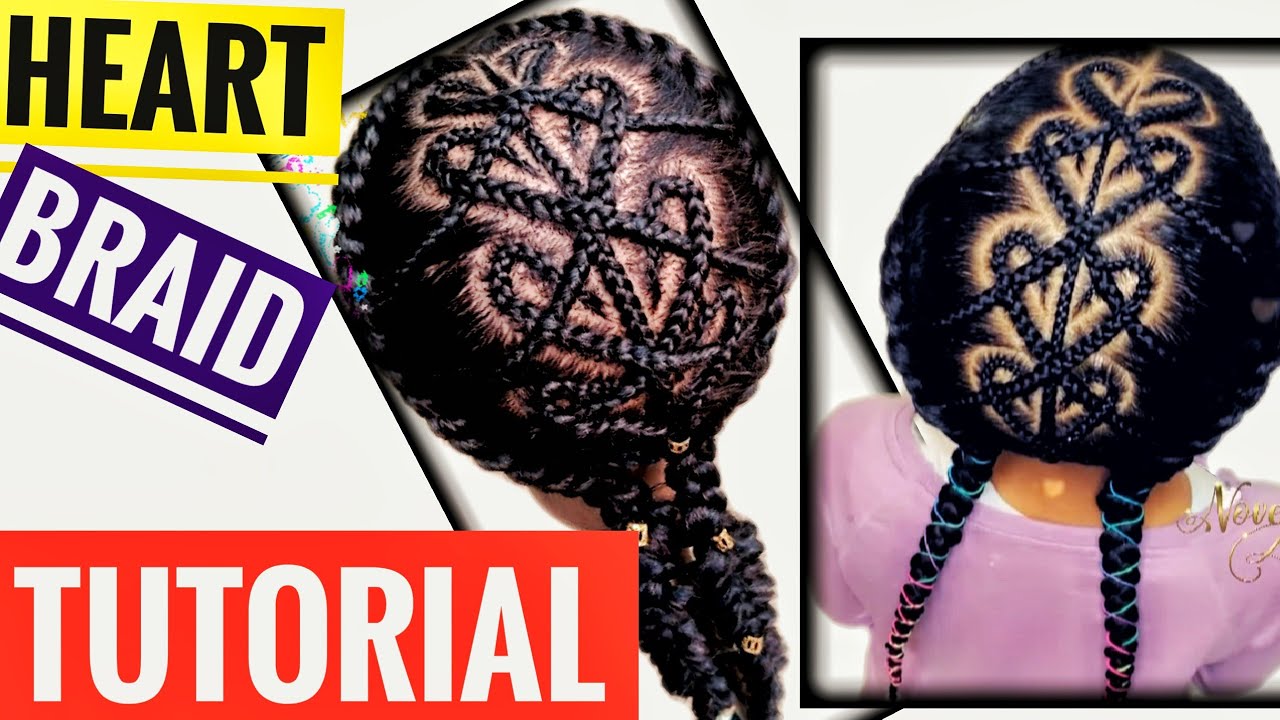 Trendy Heart braid design hairstyles. YouTube