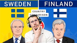 Italian Reacts To Sweden vs Finland - Country Comparison