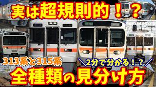 [Complete Guide] How to distinguish between all types of 313 and 315 series trains and how they a...