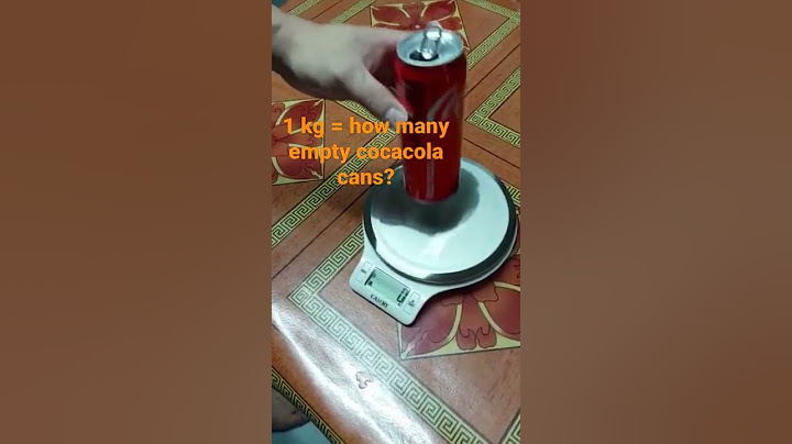 the weight of empty Coca-Cola cans?? 1 kg = how many empty cans?? lets find out #shorts #cocacola