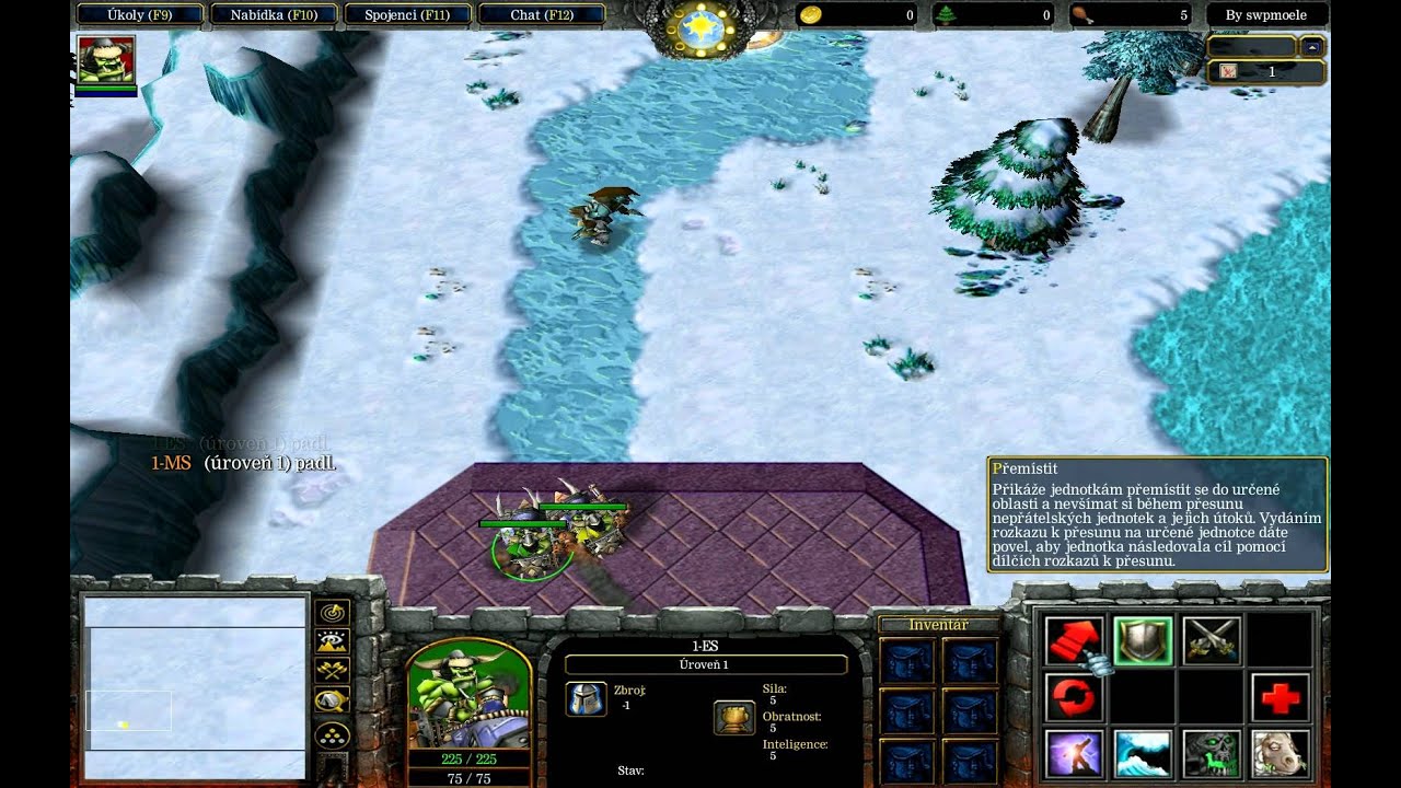 warcraft III - Custom Map (CZ) - YouTube